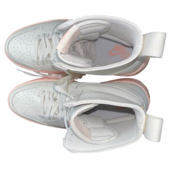 Air Jordan 1 Brooklyn Womens Size 12 Sneaker Boots Sail Legend Pink FJ5737-116 - Picture 7 of 9